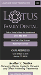 Mobile Screenshot of lotusfamilydental.com